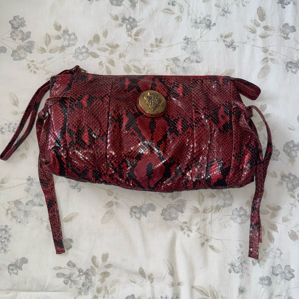 Authentic Gucci Red Python Bag - image 1